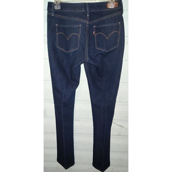 LEVI'S 28 Demi Curve Jeans Womens 28 x 32 Classic Rise Slim Fit Blue SEE ACTUAL - Picture 4 of 13